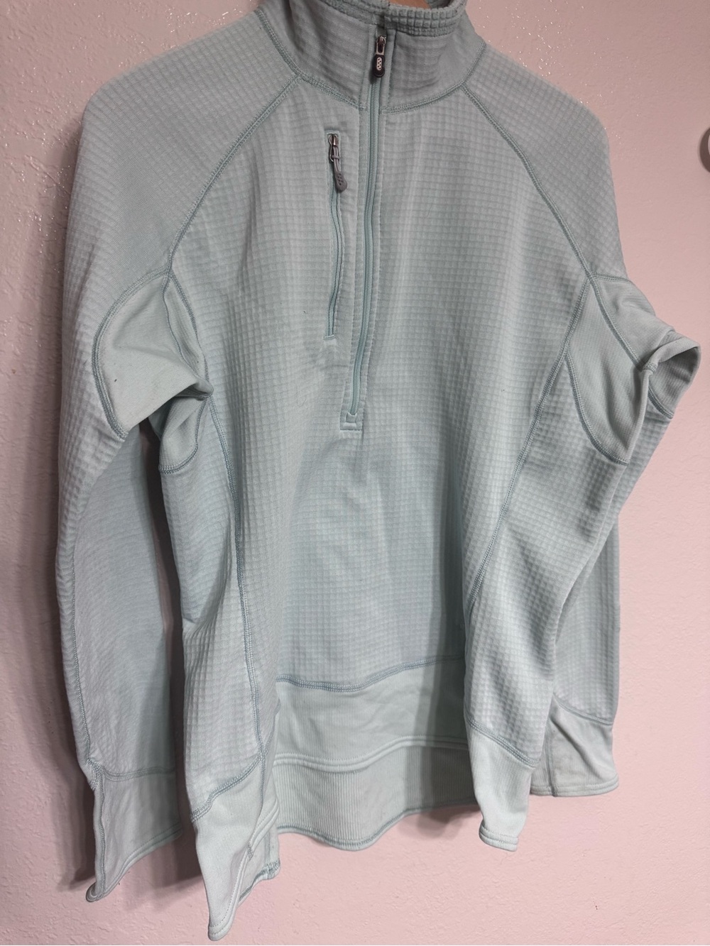 Patagonia R1 Flash Pullover Womens XL  1/4 Zip Waffle Fleece